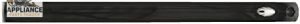 WR12X22183-OEM SMOOTH HANDLE KIT (BLACK) WR12X22183-OEM-Single Door Handle