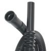 60352-6' Black PVC Washing Machine Discharge Hose