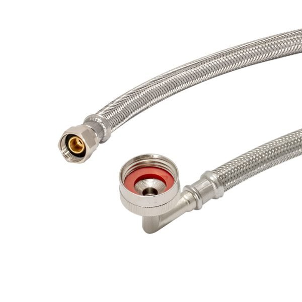 41013--3/8 in. Comp. X 3/4 in. FHT x 8 ft. Braided Stainless Steel Dishwasher Connector