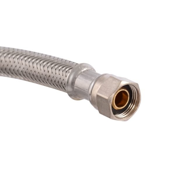 41013--3/8 in. Comp. X 3/4 in. FHT x 8 ft. Braided Stainless Steel Dishwasher Connector
