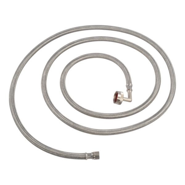 41013--3/8 in. Comp. X 3/4 in. FHT x 8 ft. Braided Stainless Steel Dishwasher Connector