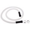 6' Corrugated Dishwasher Discharge Hose with Rubber Ends (5/8" or 7/8" outlets)