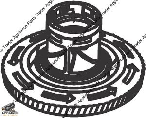 5304517893-OEM-LOCK NUT,SPRAY ARM ,MIDDLE