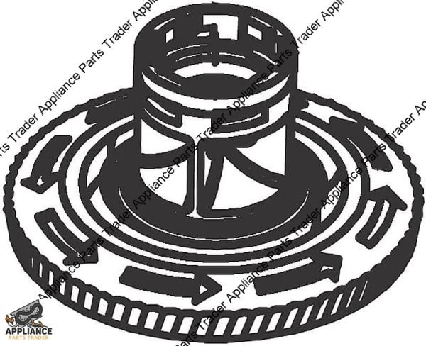 5304517893-OEM-LOCK NUT,SPRAY ARM ,MIDDLE