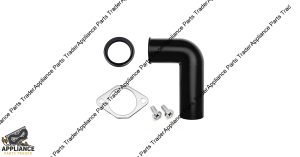 1007800--JA-Garbage Disposal Drain Elbow Replacement Kit - Includes 1.5" Elbow, Flange, Gasket, and Two Screws