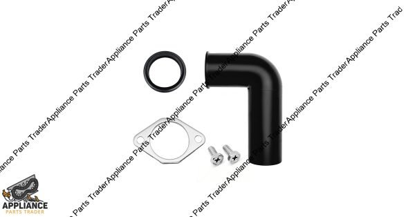 1007800--JA-Garbage Disposal Drain Elbow Replacement Kit - Includes 1.5" Elbow, Flange, Gasket, and Two Screws