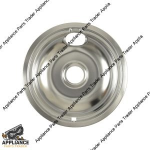 WPW10196405-OEM-Drip Pan, 8-in (Chrome)