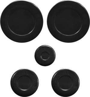 SEA-RP2694_0.png RP2694--RANGE BURNER CAP KIT, BLACK (5 PK)