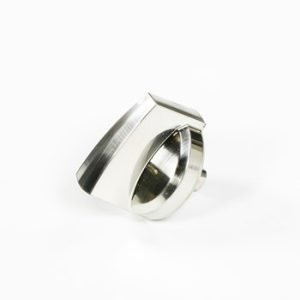 WB03X25796-OEM-STAINLESS STEEL BURNER KNOB